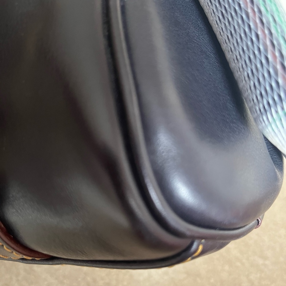 Dooney & Bourke Navy Florentine Micro Satchel - Picture 7 of 10